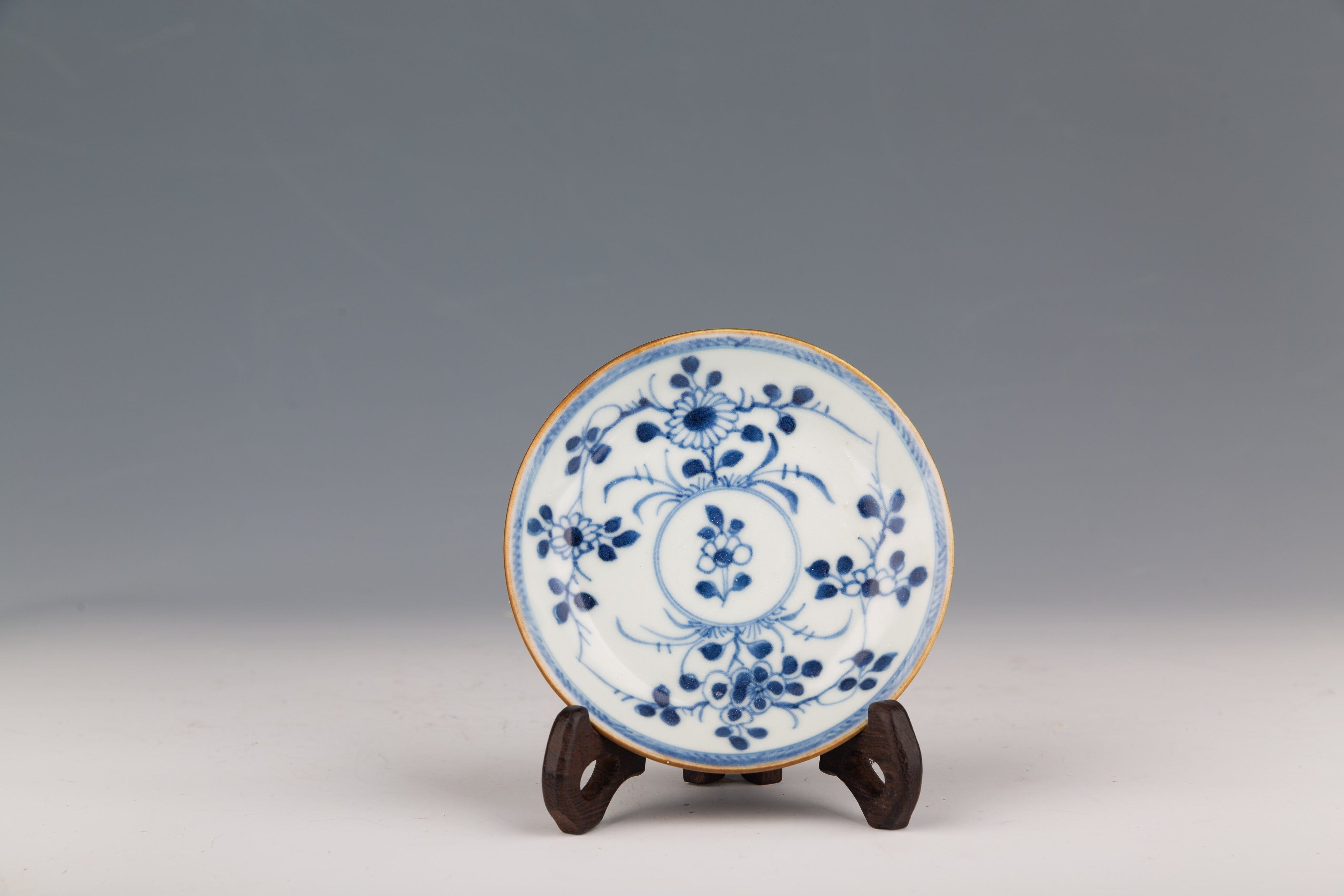 Blue and White Tea Bowls and Dishes