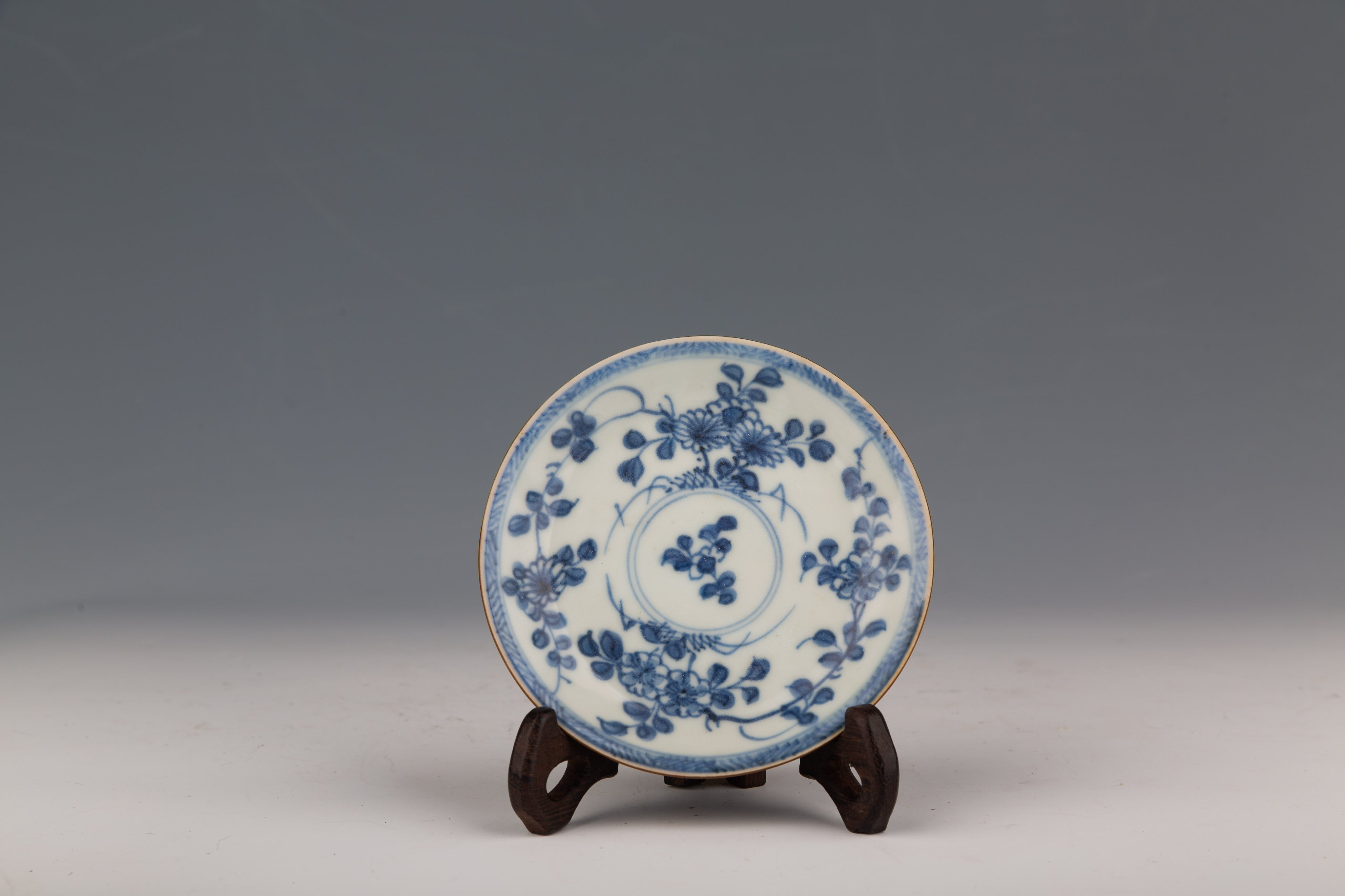 Blue and White Tea Bowls and Dishes