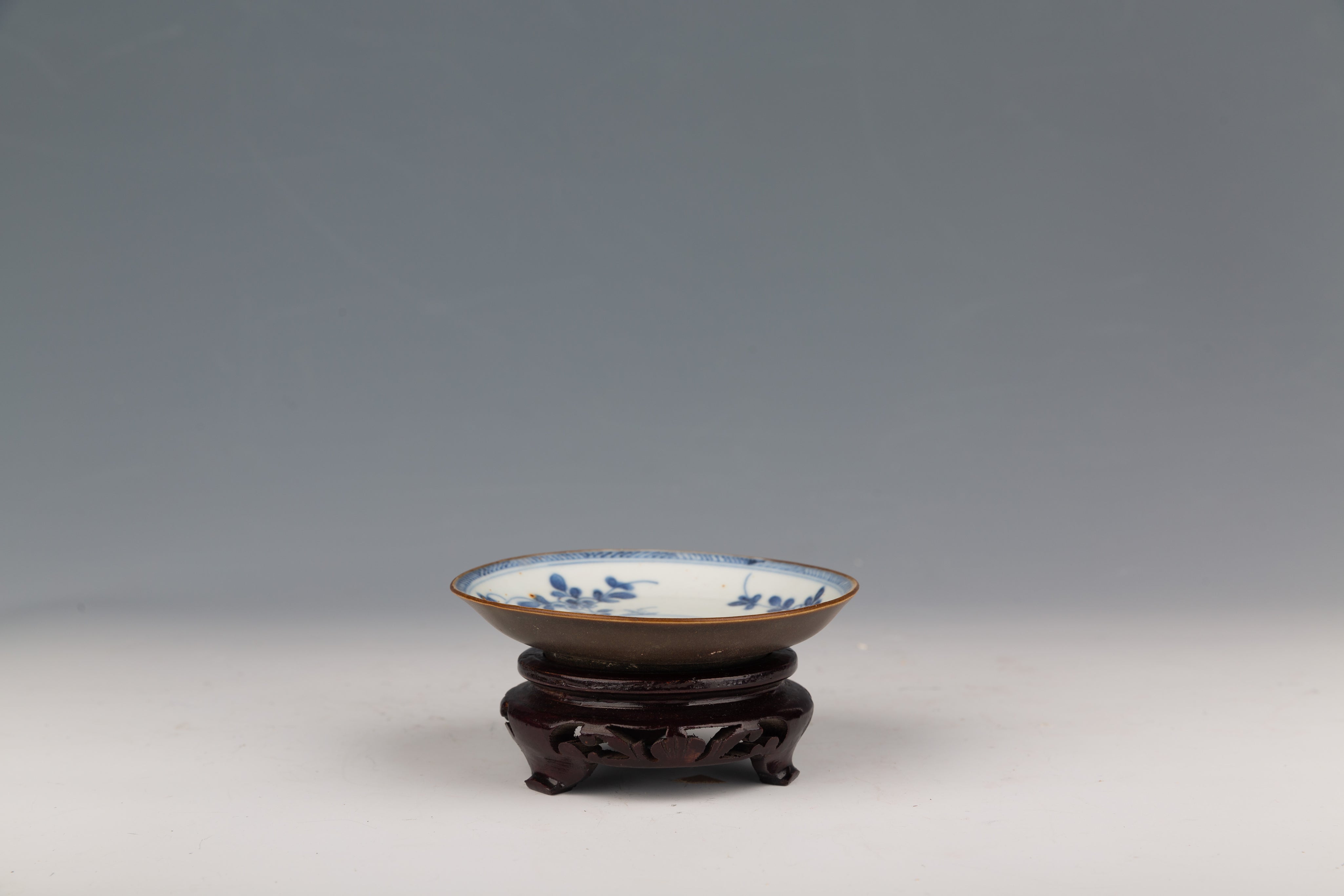 Blue and White Tea Bowls and Dishes