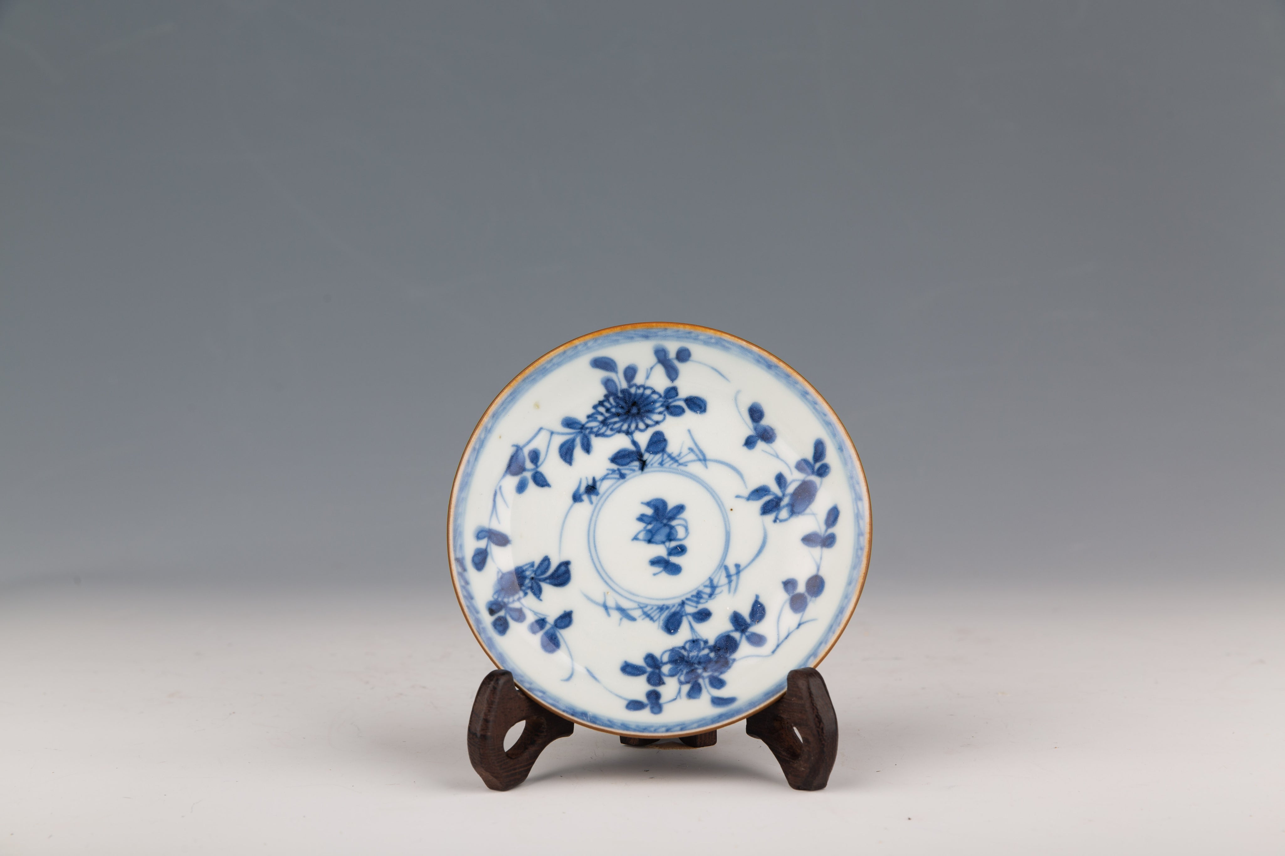 Blue and White Tea Bowls and Dishes