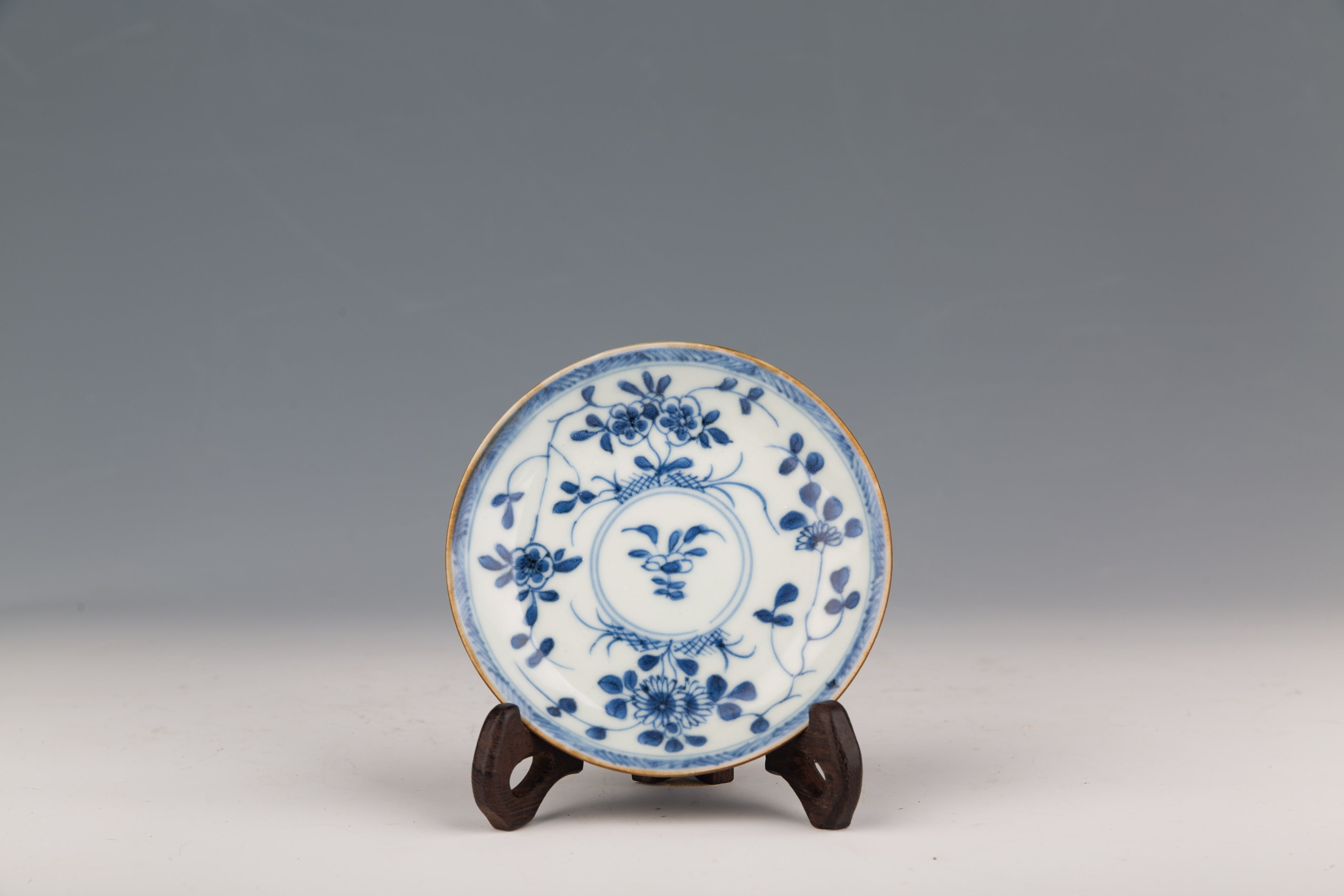 Blue and White Tea Bowls and Dishes