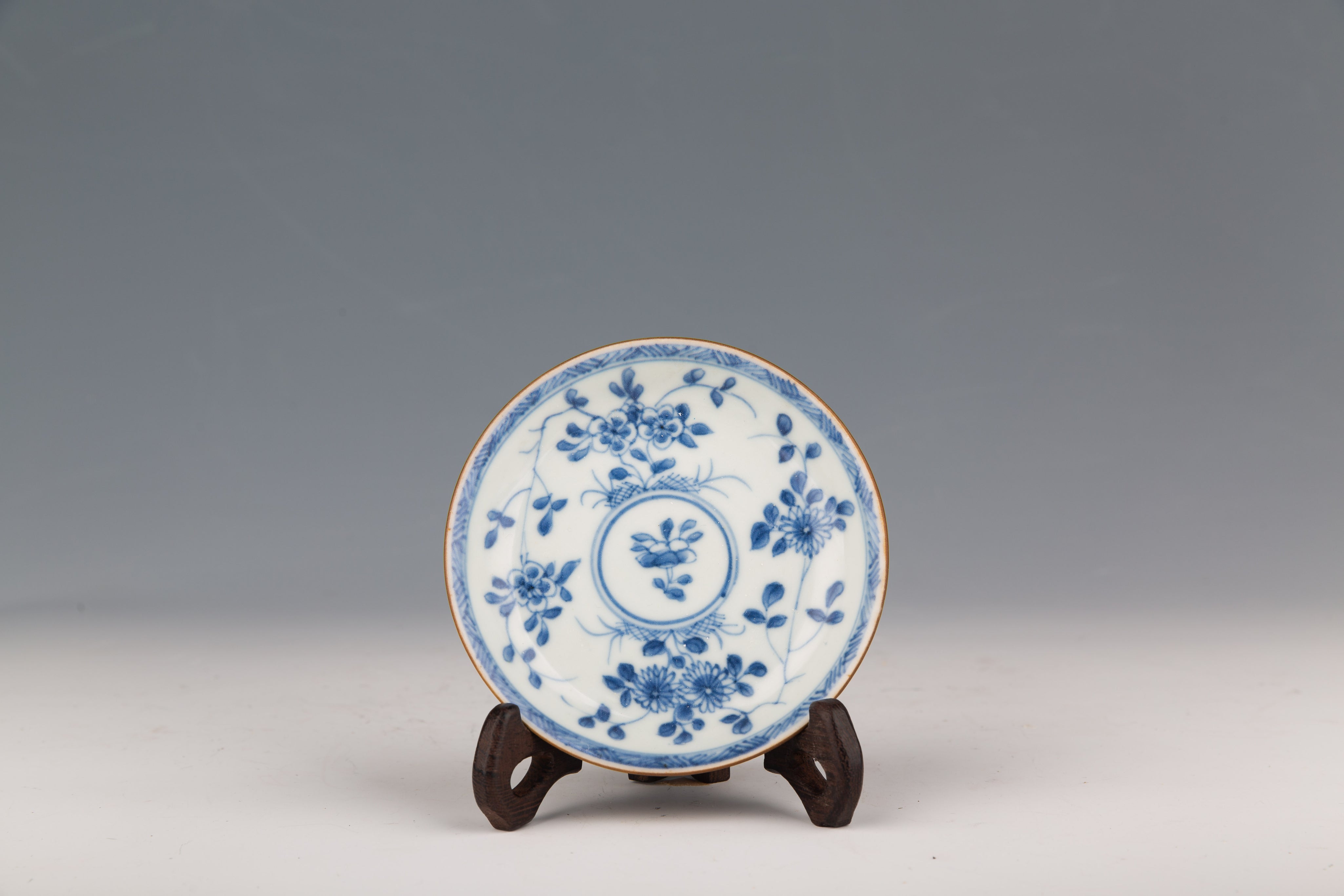 Blue and White Tea Bowls and Dishes