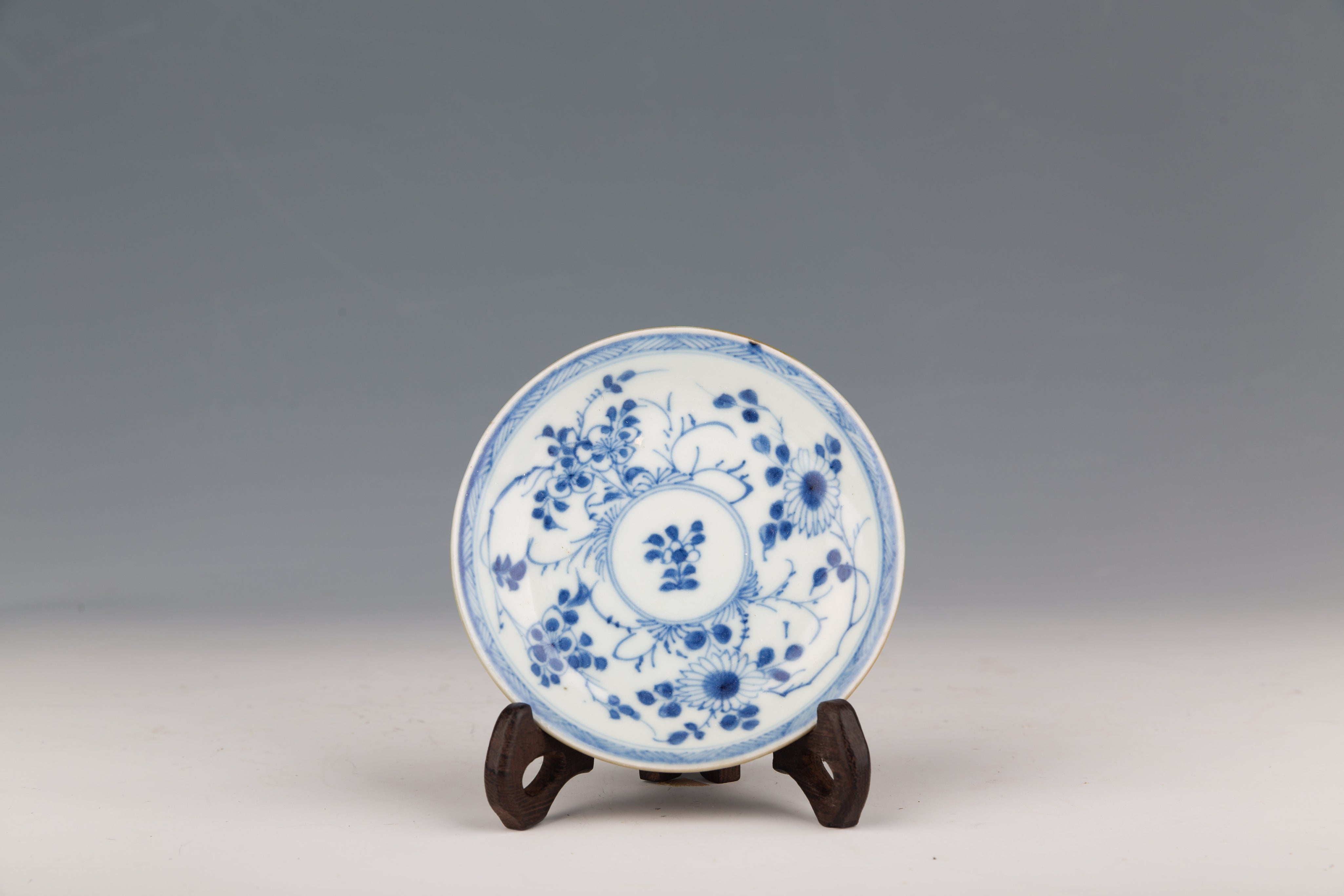 Blue and White Tea Bowls and Dishes