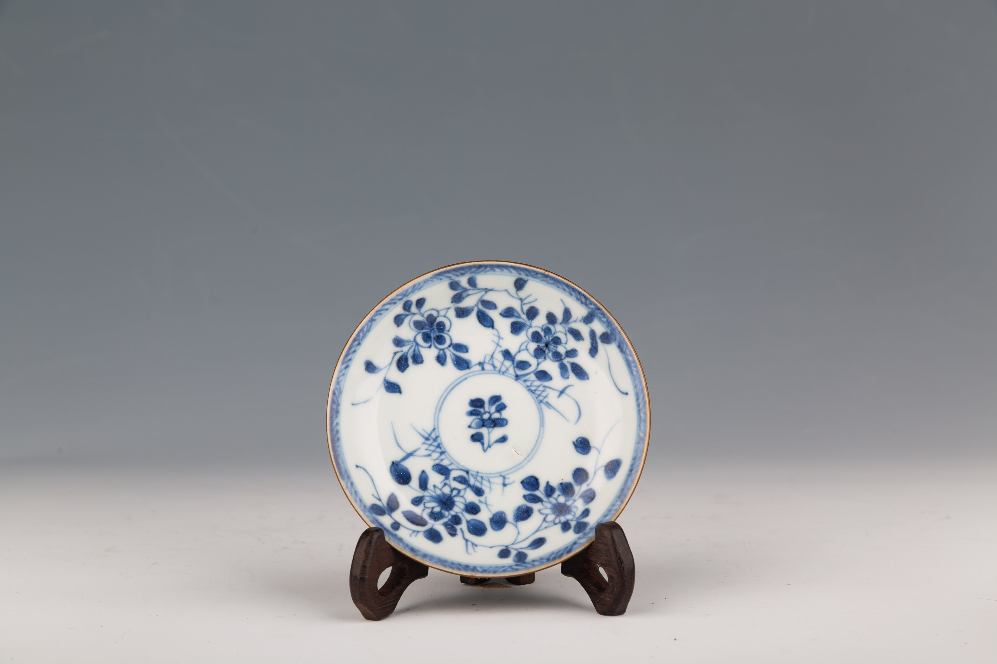 Blue and White Tea Bowls and Dishes