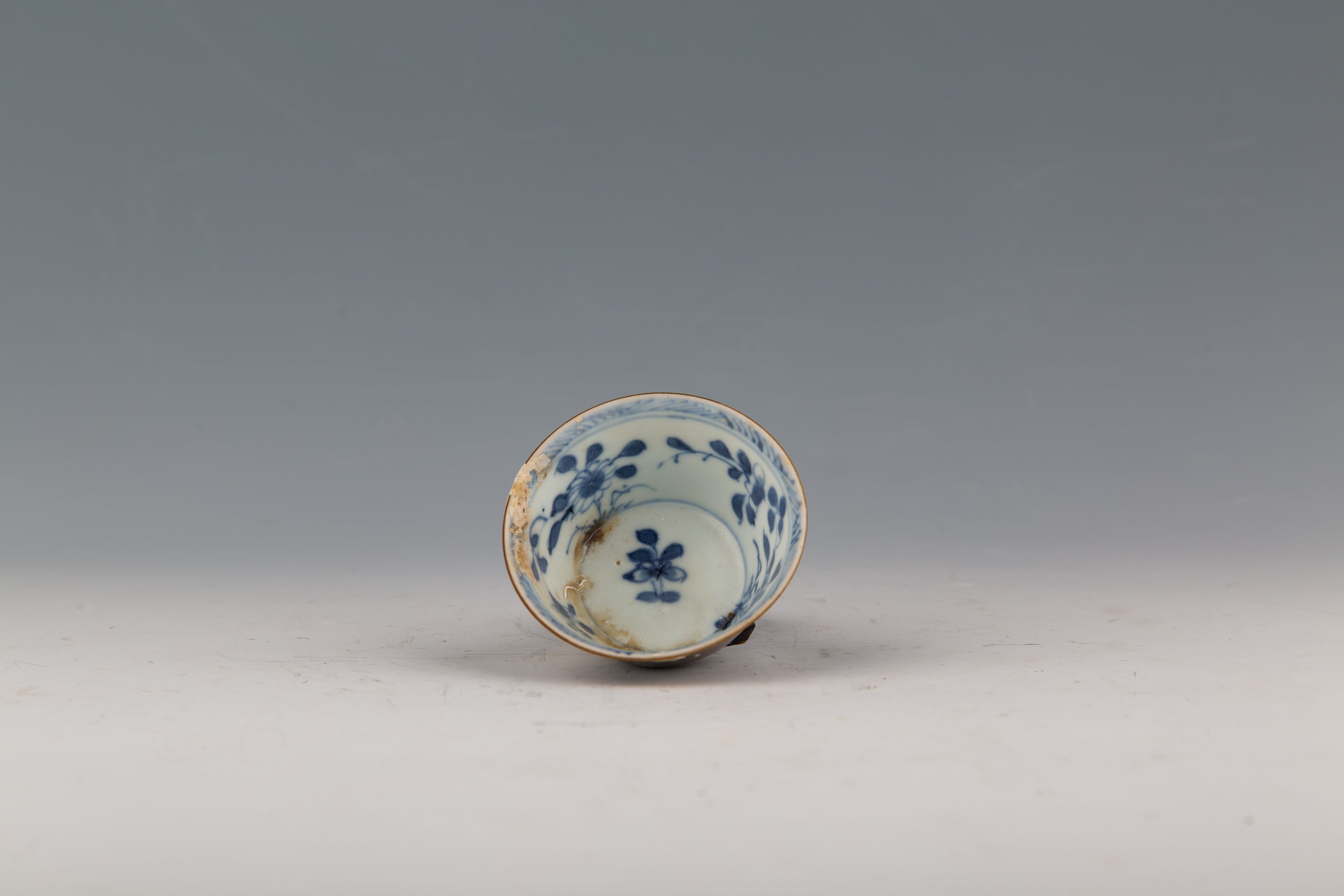 Blue and White Tea Bowls and Dishes