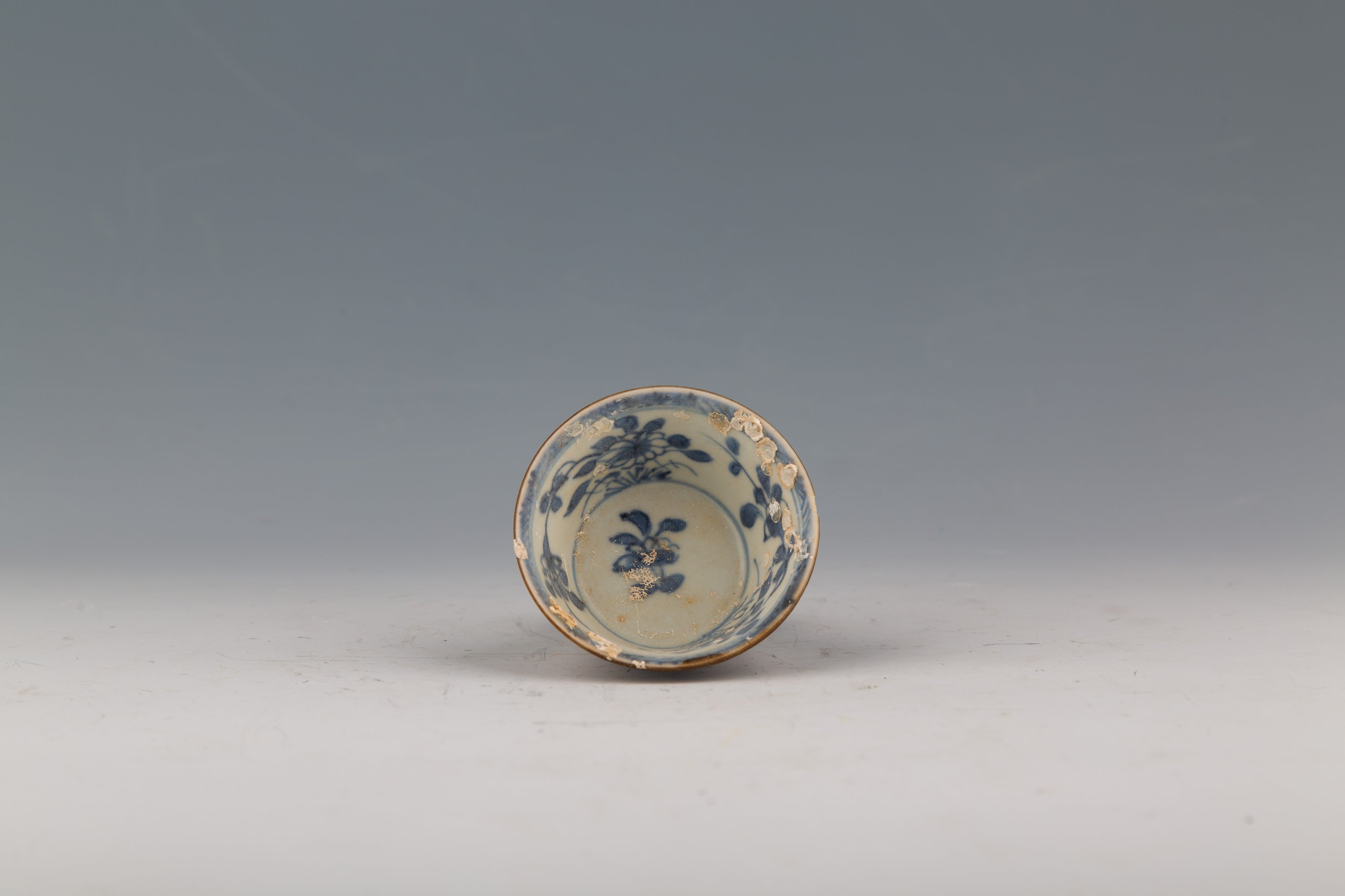 Blue and White Tea Bowls and Dishes