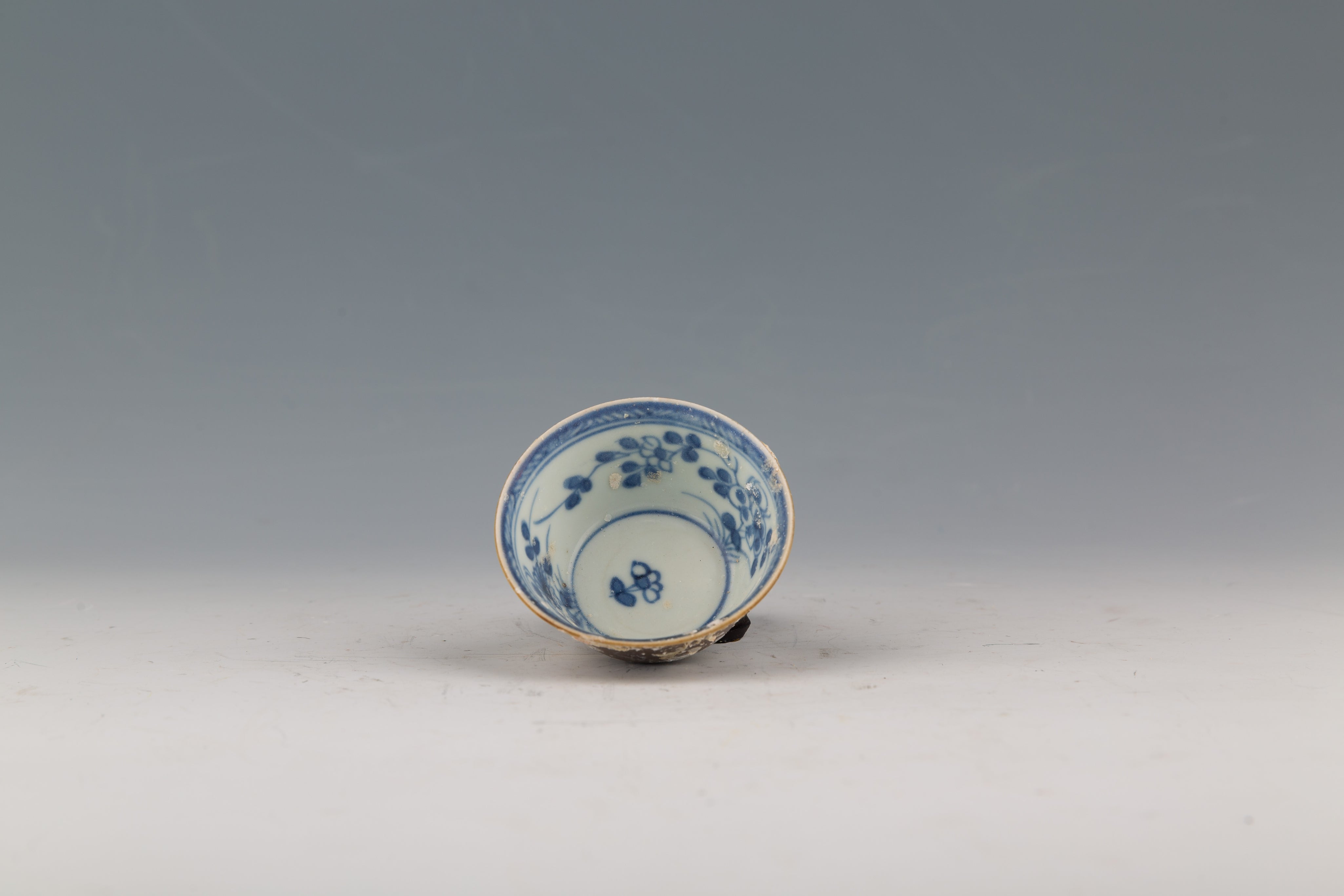 Blue and White Tea Bowls and Dishes