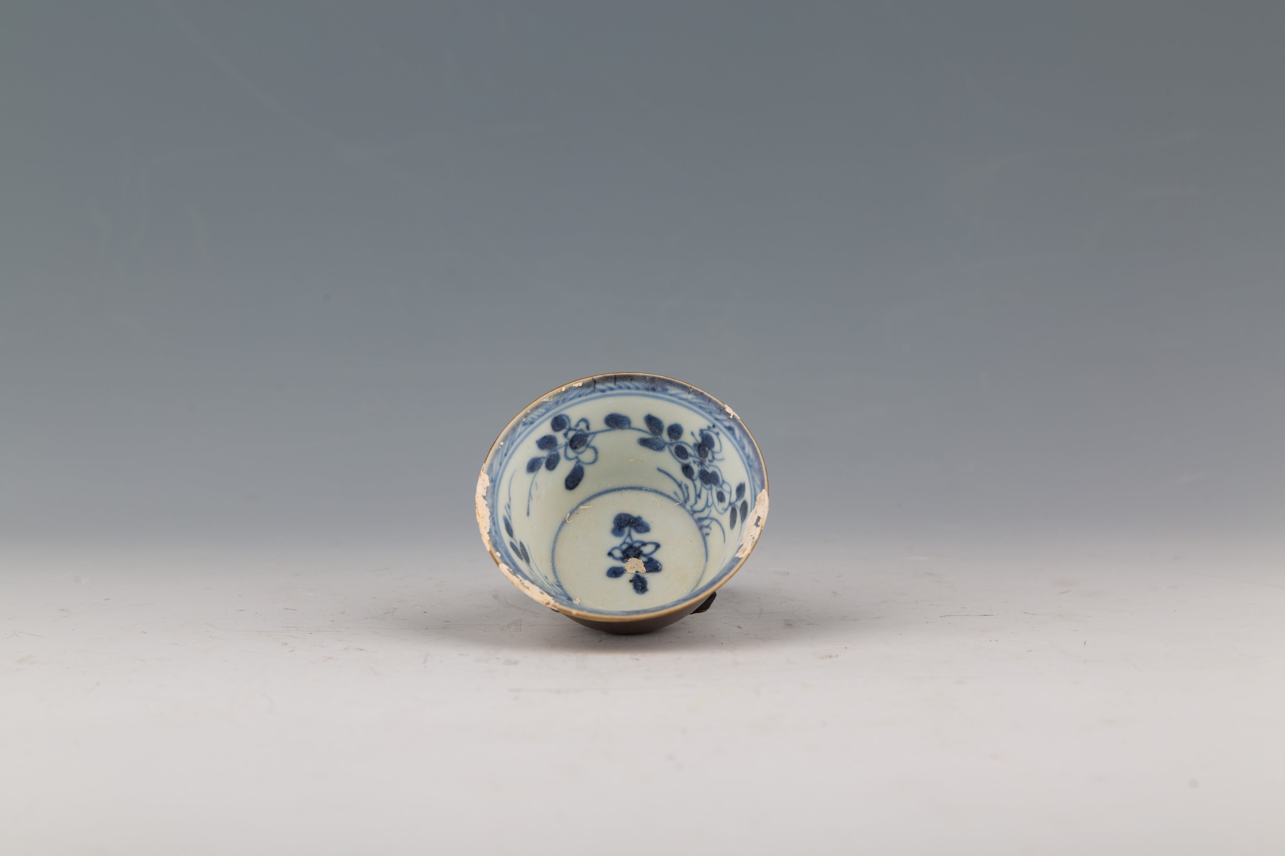 Blue and White Tea Bowls and Dishes