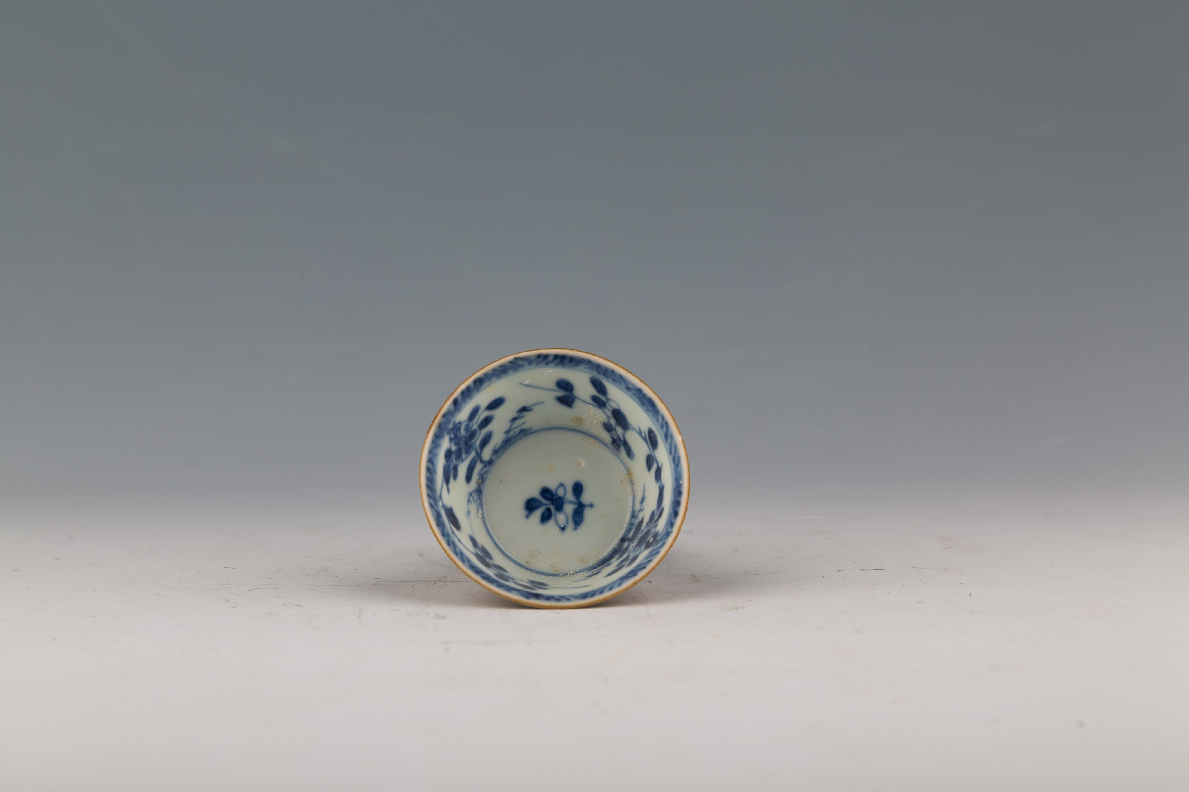 Blue and White Tea Bowls and Dishes