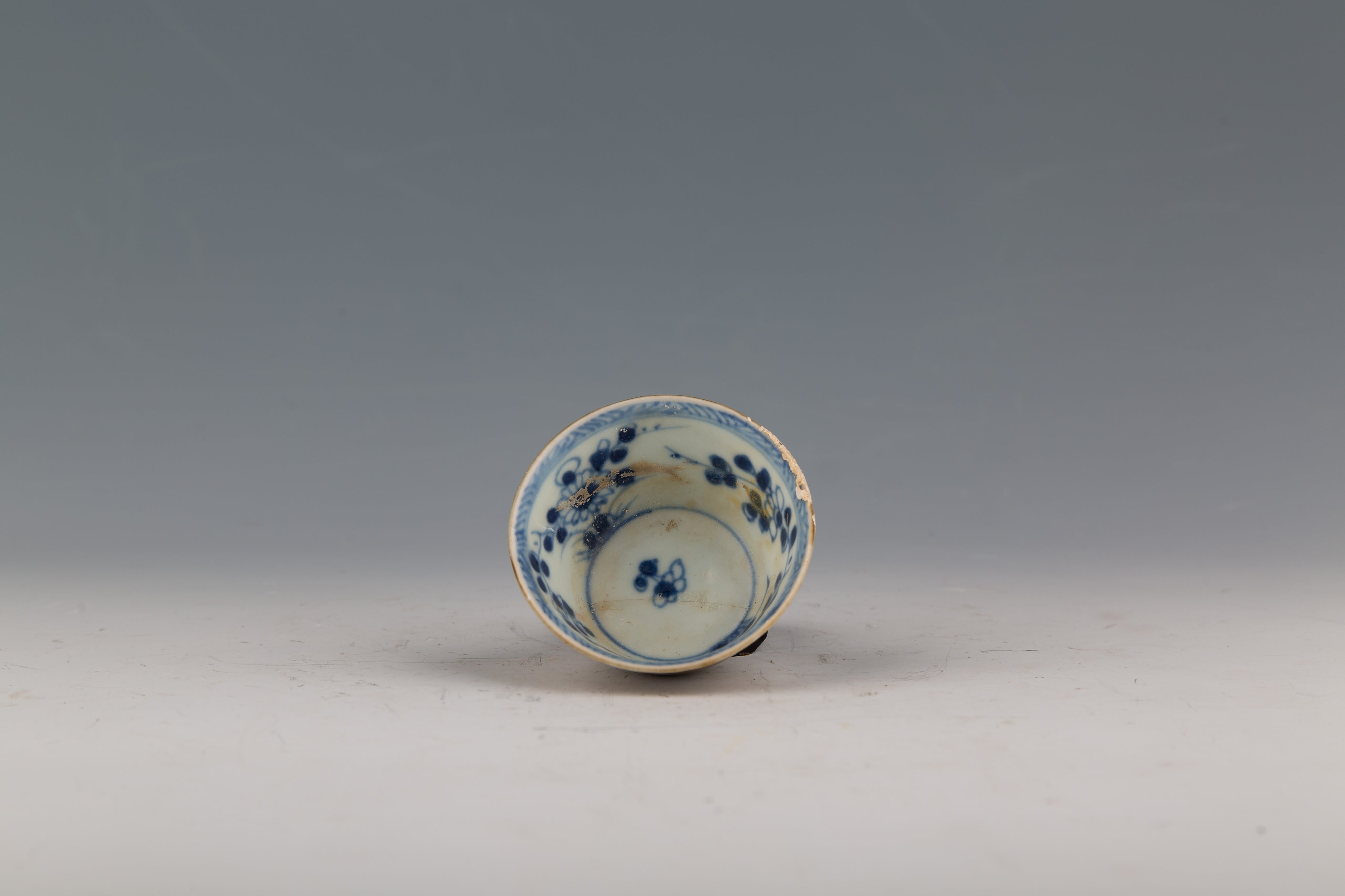 Blue and White Tea Bowls and Dishes