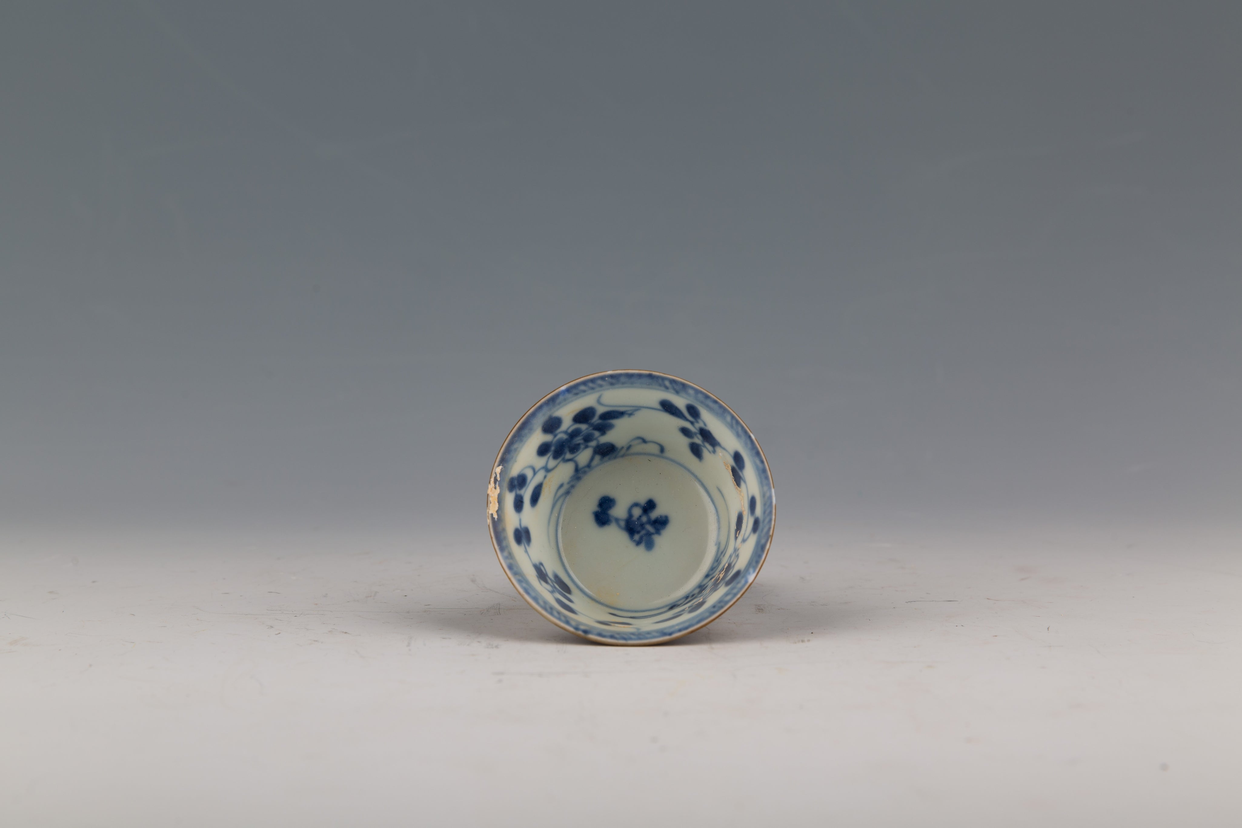 Blue and White Tea Bowls and Dishes