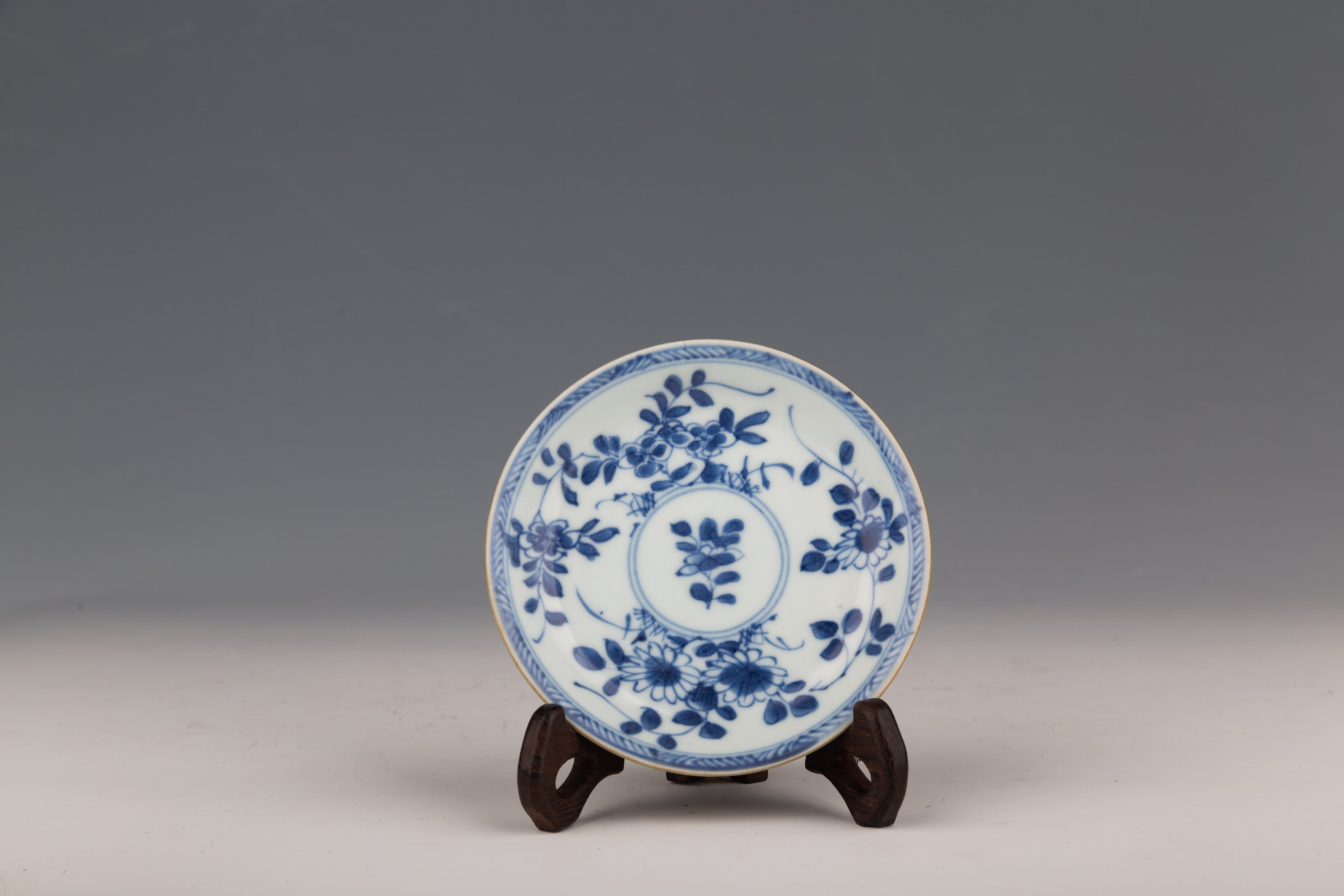 Blue and White Tea Bowls and Dishes