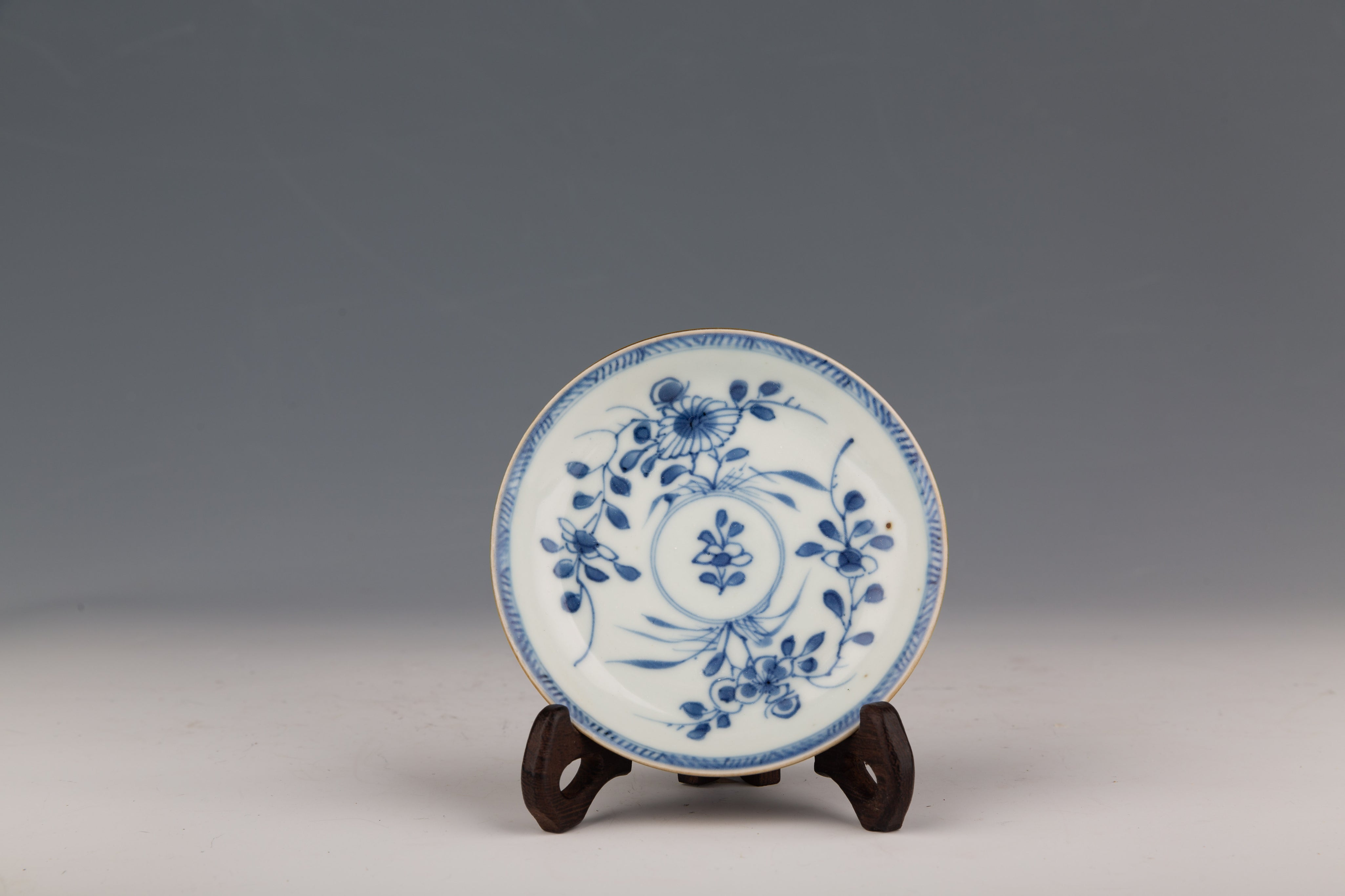 Blue and White Tea Bowls and Dishes