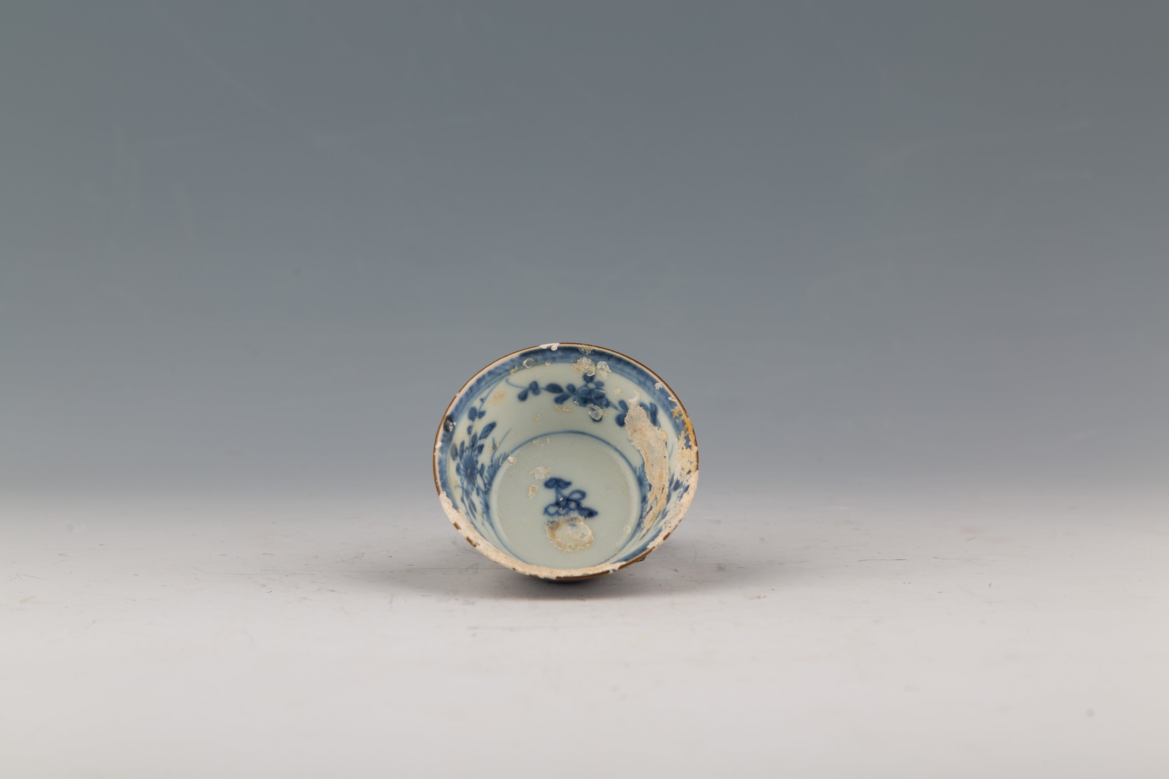 Blue and White Tea Bowls and Dishes