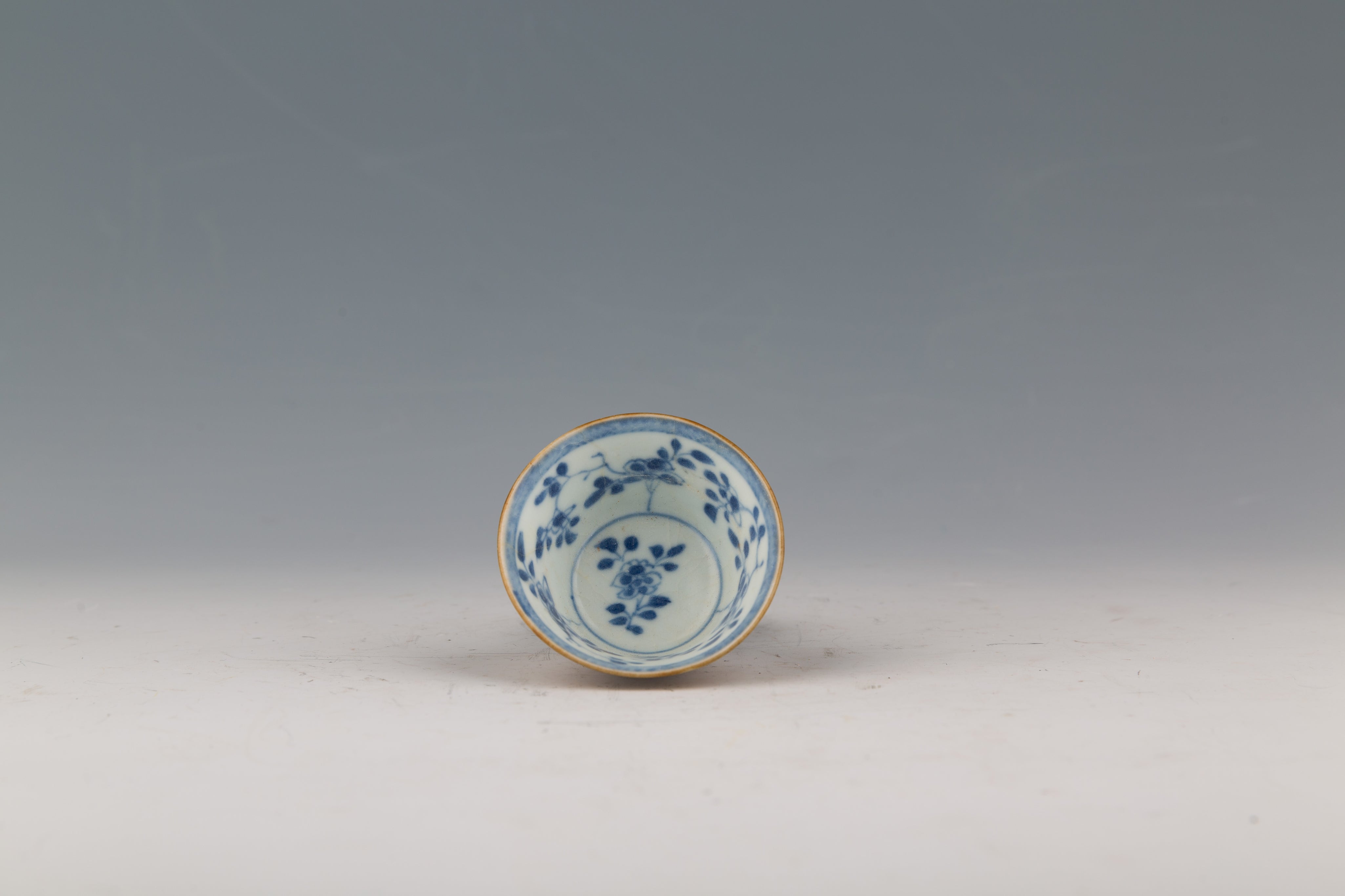 Blue and White Tea Bowls and Dishes