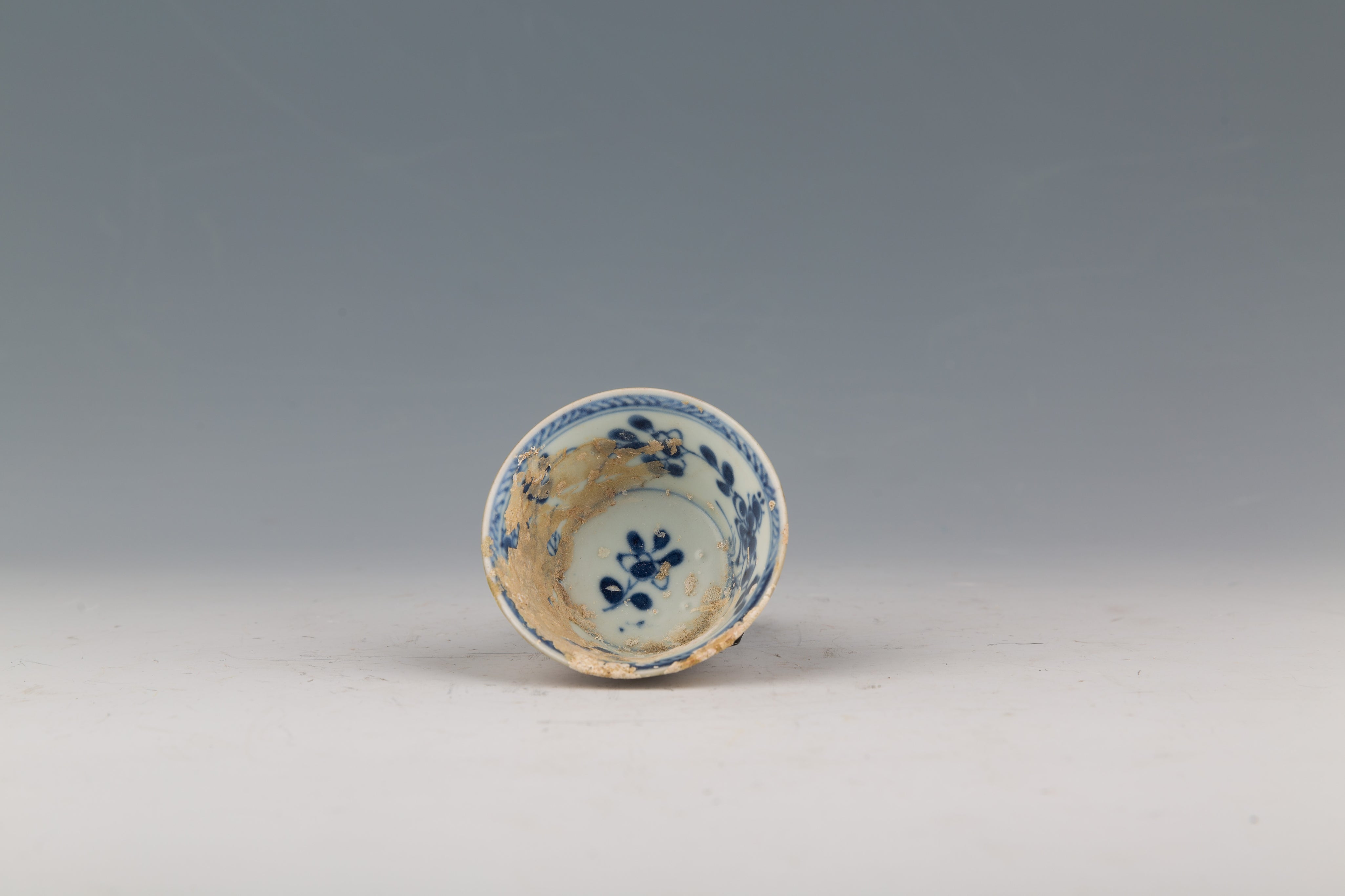 Blue and White Tea Bowls and Dishes