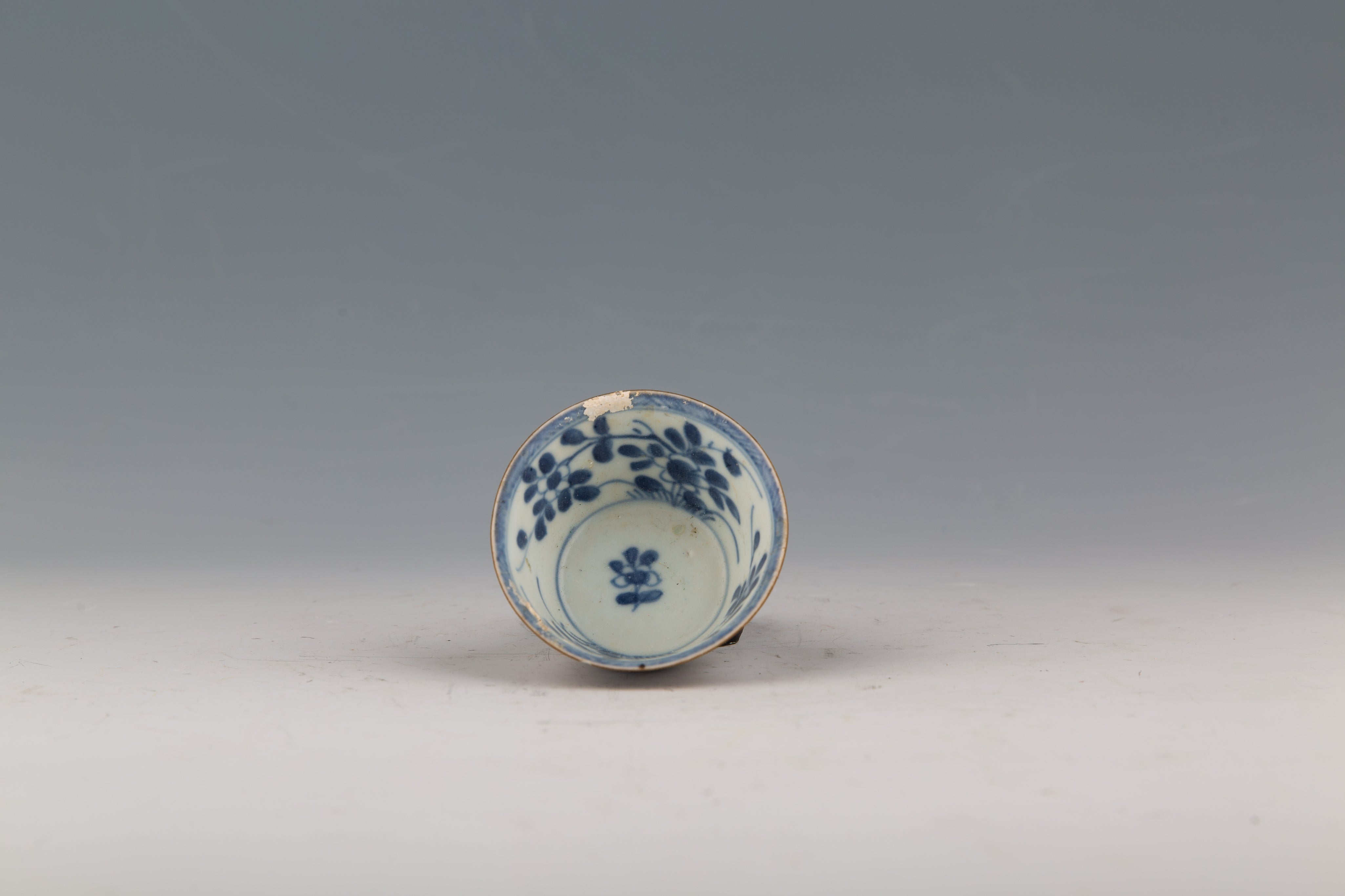 Blue and White Tea Bowls and Dishes