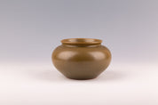 Chinese Tea Dust Glazed Porcelain Vase