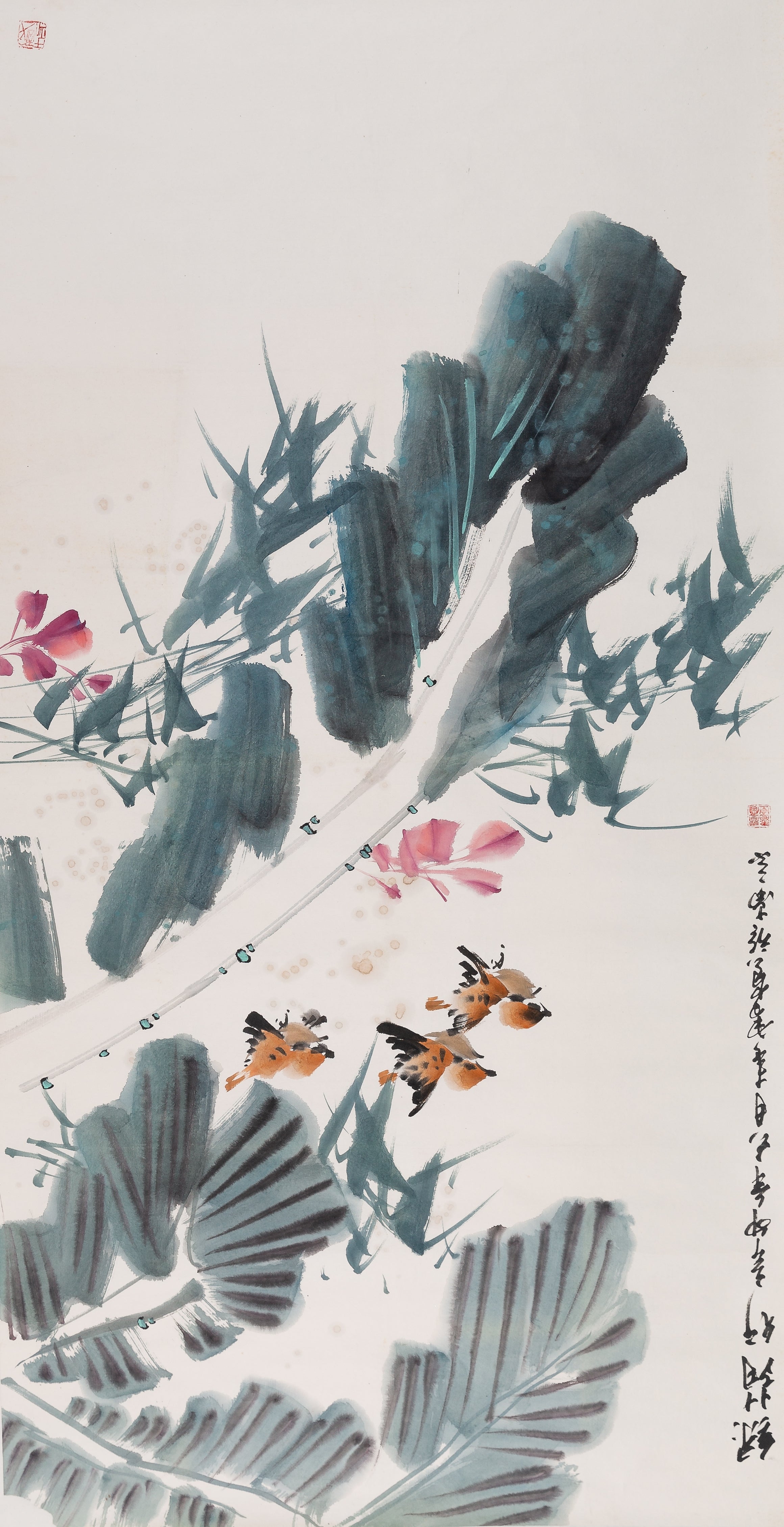 Flowers and Birds