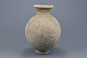 Western Han Dynasty Painted Pottery Cocoon Jar