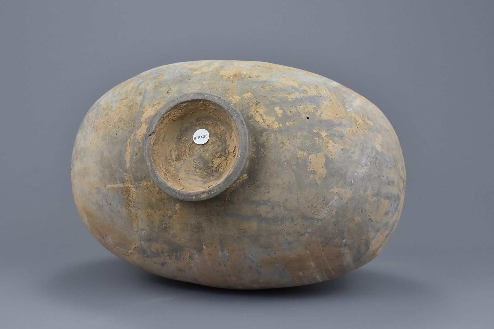 Western Han Dynasty Painted Pottery Cocoon Jar