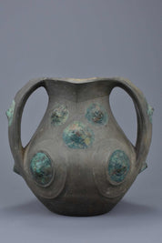 Chinese Han Dynasty Black Pottery Amphora