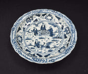 Yuan Dynasty Style Chinese Blue and White Seat