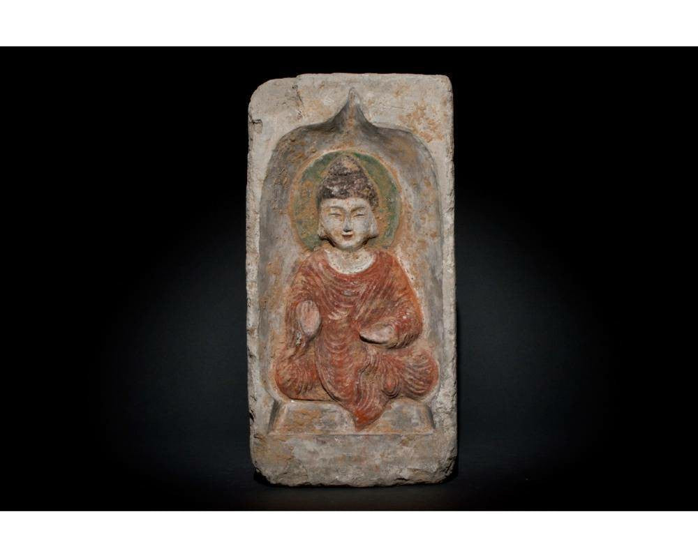 Seated Buddha in Abhaya Mudra, Northern Wei Dynasty