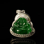 Chinese Jadeite Buddha Pendant