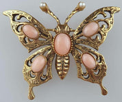 Vintage-Style Butterfly Brooch