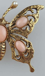 Vintage-Style Butterfly Brooch