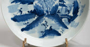 19th Century Vietnamese Hue Cyan Porcelain Bowls