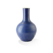 Blue Glazed Large Vase from the Qing Dynasty, 18th-19th Century