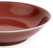 Red-Glazed Dish with Daoguang Mark