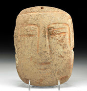 Pre-Columbian Anthropomorphic Mask - Mexico, Guerrero, Mezcala (700-200 BCE)