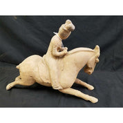 Chinese Tang Dynasty Horsewoman Pottery Terracotta Figure