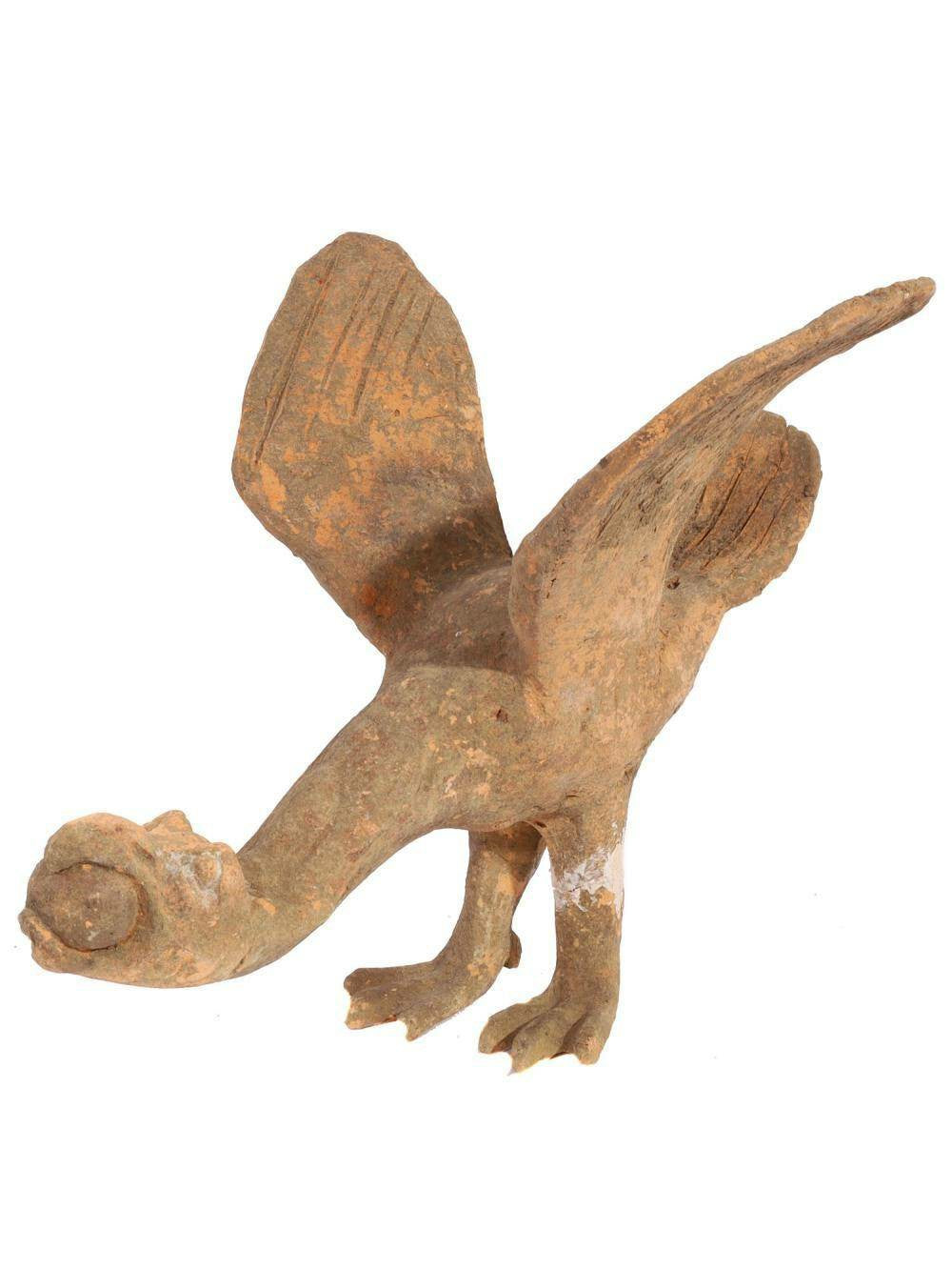 Han Dynasty Terracotta Sculpture of a Flying Bird