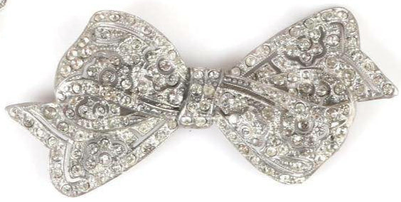 Collection of Four Vintage Diamond Bow Brooches