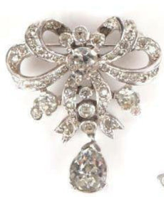 Collection of Four Vintage Diamond Bow Brooches