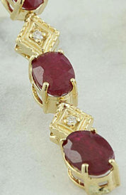 2.65 CTW Ruby and Diamond 14K Gold Earrings