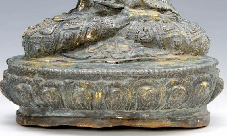 Chinese-Tibetan Bronze Buddha