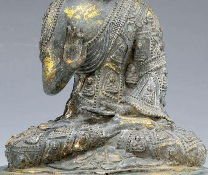 Chinese-Tibetan Bronze Buddha