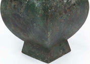 Chinese Bronze Square Hu Vase