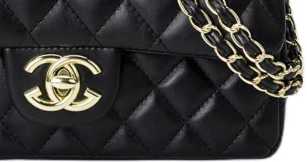 CHANEL Quilted Black Leather Tote