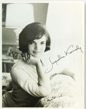 Jacqueline Kennedy Signed Black-and-White Photograph