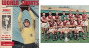 Burnley 1960 Autographed Football Memorabilia with World Sports Magazine