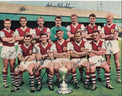 Burnley 1960 Autographed Football Memorabilia with World Sports Magazine