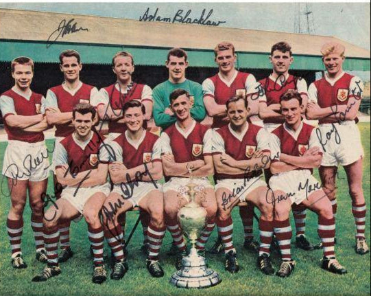 Burnley 1960 Autographed Football Memorabilia with World Sports Magazine