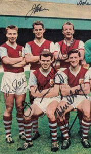 Burnley 1960 Autographed Football Memorabilia with World Sports Magazine