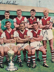 Burnley 1960 Autographed Football Memorabilia with World Sports Magazine